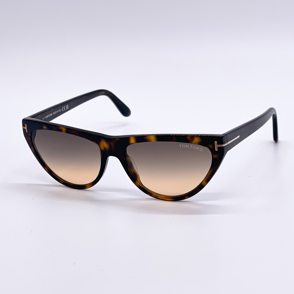 NEW TOM FORD AMBER-02 TF990 52B WOMEN’S SUNGLASSES TOM FORD FT0990/S HAVANA - Picture 5 of 13